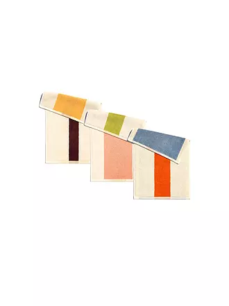 SUITE702 | Gästetuch Set 3x 30x50cm MARTENS AND MARTENS Lime/Yellow/Sky Blue | 